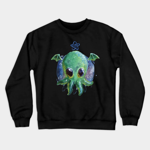 Cute Cthulhu Crewneck Sweatshirt by Studio Mootant